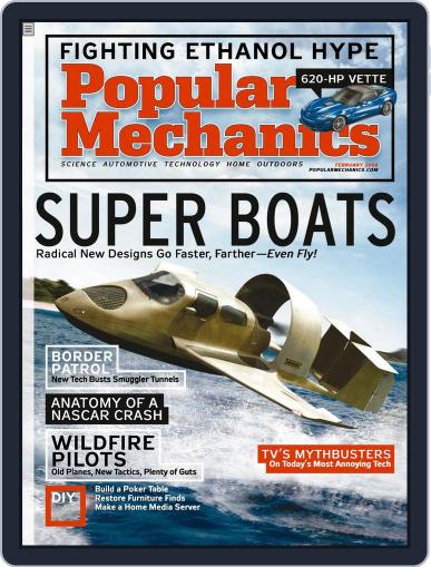 Popular Mechanics January 15th, 2008 Digital Back Issue Cover