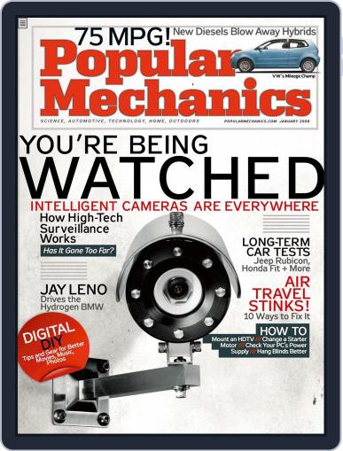 Popular Mechanics December 11th, 2007 Digital Back Issue Cover