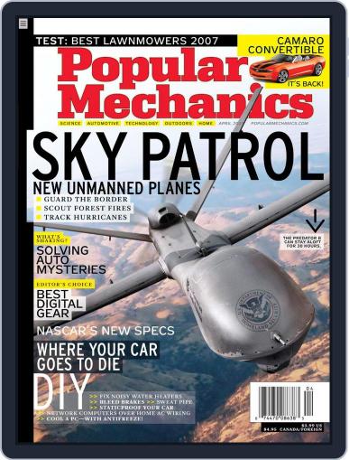 Popular Mechanics March 13th, 2007 Digital Back Issue Cover