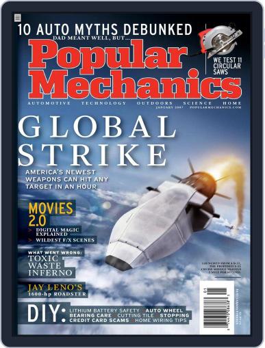 Popular Mechanics December 12th, 2006 Digital Back Issue Cover