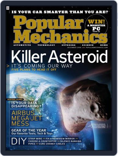 Popular Mechanics November 14th, 2006 Digital Back Issue Cover