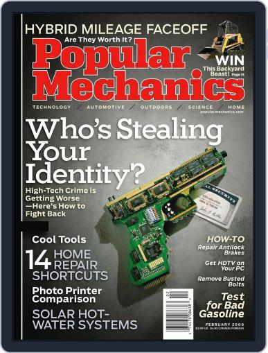 Popular Mechanics January 10th, 2006 Digital Back Issue Cover