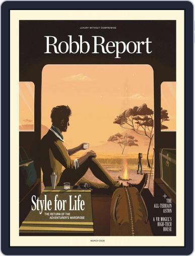 Robb Report March 1st, 2020 Digital Back Issue Cover