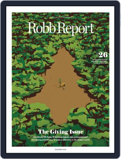 Robb Report December 1st, 2019 Digital Back Issue Cover