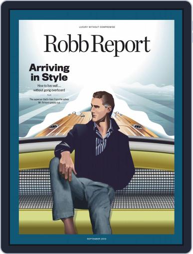 Robb Report September 1st, 2019 Digital Back Issue Cover