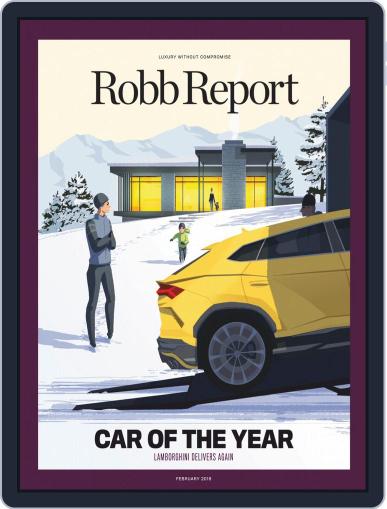 Robb Report February 1st, 2019 Digital Back Issue Cover