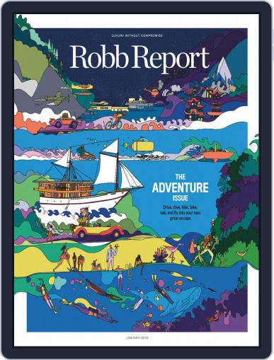 Robb Report January 1st, 2019 Digital Back Issue Cover