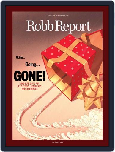 Robb Report December 1st, 2018 Digital Back Issue Cover