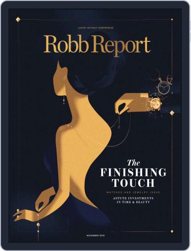 Robb Report November 1st, 2018 Digital Back Issue Cover
