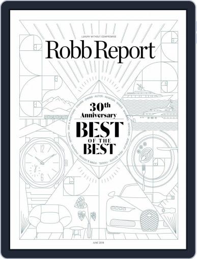 Robb Report June 1st, 2018 Digital Back Issue Cover