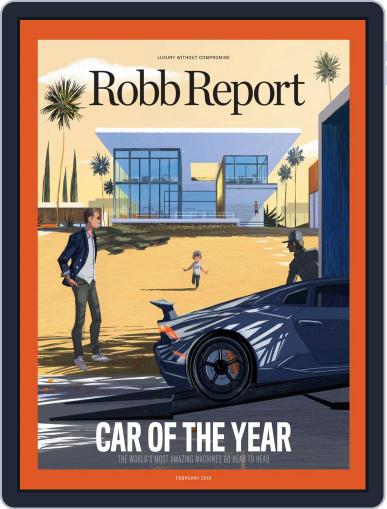Robb Report February 1st, 2018 Digital Back Issue Cover