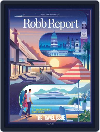 Robb Report January 1st, 2018 Digital Back Issue Cover