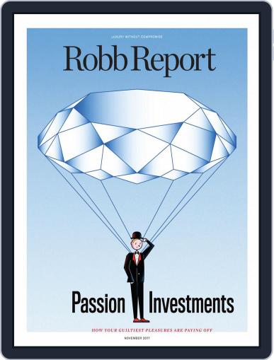 Robb Report November 1st, 2017 Digital Back Issue Cover