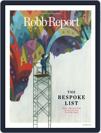 Robb Report October 1st, 2017 Digital Back Issue Cover