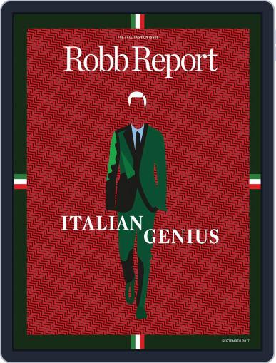 Robb Report September 1st, 2017 Digital Back Issue Cover