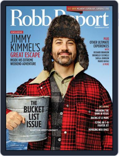 Robb Report January 20th, 2016 Digital Back Issue Cover
