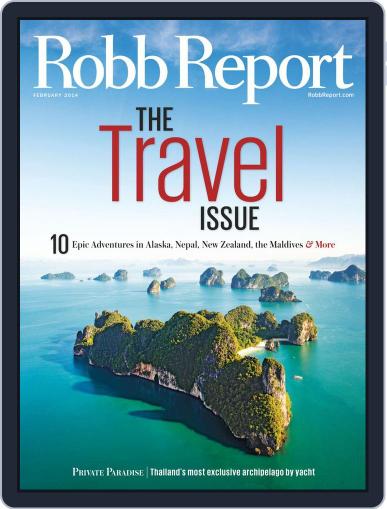 Robb Report February 4th, 2014 Digital Back Issue Cover