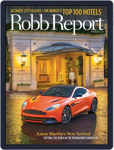 Robb Report May 9th, 2013 Digital Back Issue Cover
