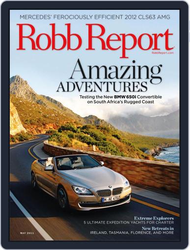 Robb Report April 26th, 2011 Digital Back Issue Cover