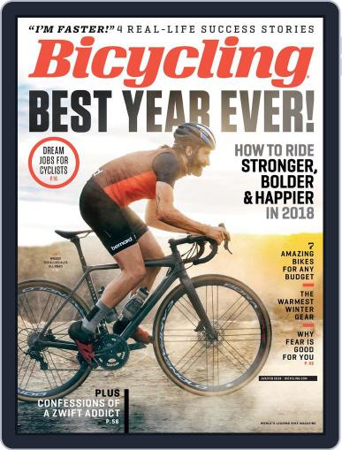 Bicycling January 1st, 2018 Digital Back Issue Cover