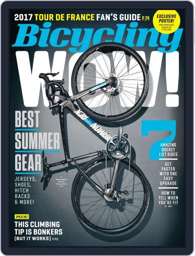 Bicycling August 1st, 2017 Digital Back Issue Cover