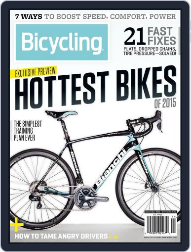 Bicycling November 1st, 2014 Digital Back Issue Cover