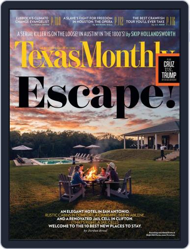Texas Monthly April 21st, 2016 Digital Back Issue Cover