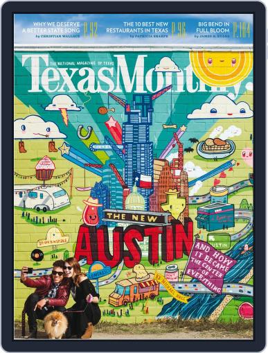 Texas Monthly February 25th, 2016 Digital Back Issue Cover