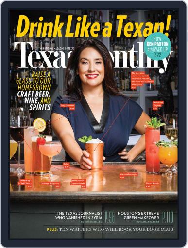 Texas Monthly October 1st, 2015 Digital Back Issue Cover