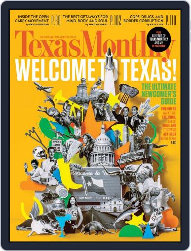 Texas Monthly March 30th, 2015 Digital Back Issue Cover