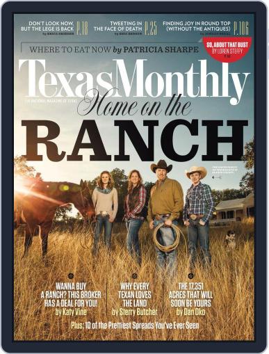 Texas Monthly January 26th, 2015 Digital Back Issue Cover