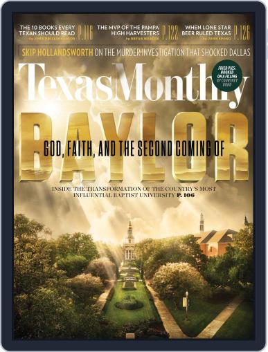 Texas Monthly October 24th, 2014 Digital Back Issue Cover
