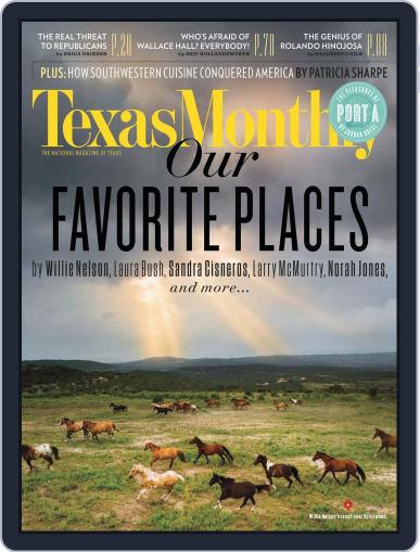 Texas Monthly July 25th, 2014 Digital Back Issue Cover