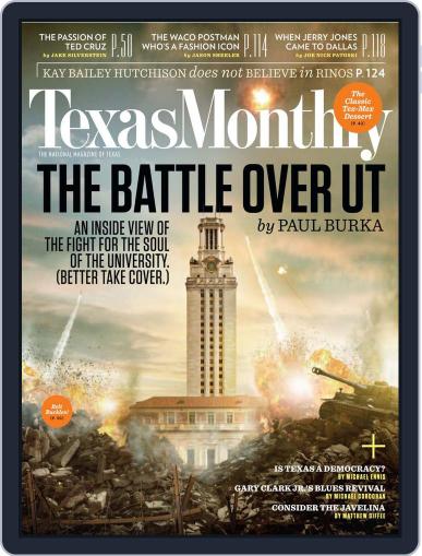 Texas Monthly September 21st, 2012 Digital Back Issue Cover