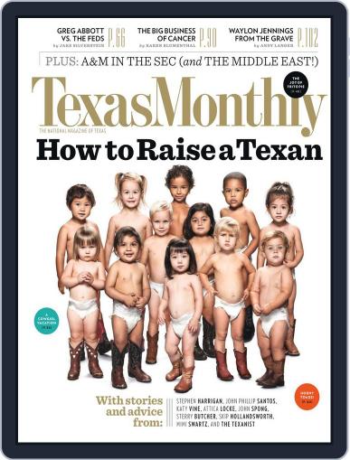 Texas Monthly August 23rd, 2012 Digital Back Issue Cover