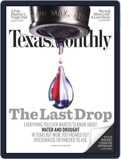 Texas Monthly June 21st, 2012 Digital Back Issue Cover