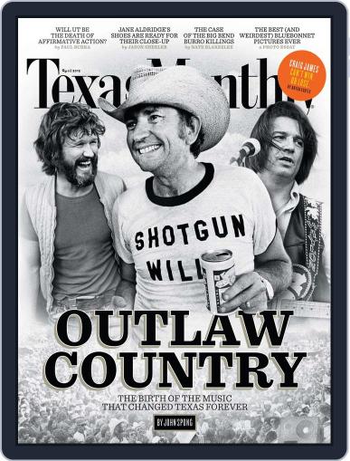 Texas Monthly March 23rd, 2012 Digital Back Issue Cover
