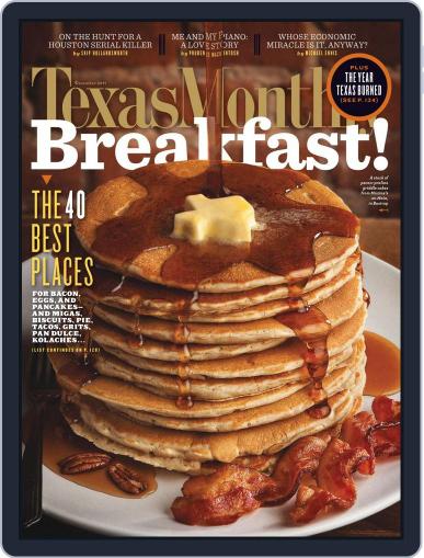 Texas Monthly November 18th, 2011 Digital Back Issue Cover