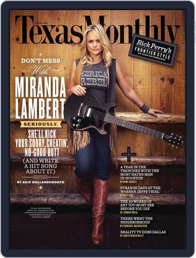 Texas Monthly September 22nd, 2011 Digital Back Issue Cover