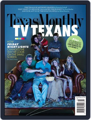Texas Monthly September 21st, 2010 Digital Back Issue Cover