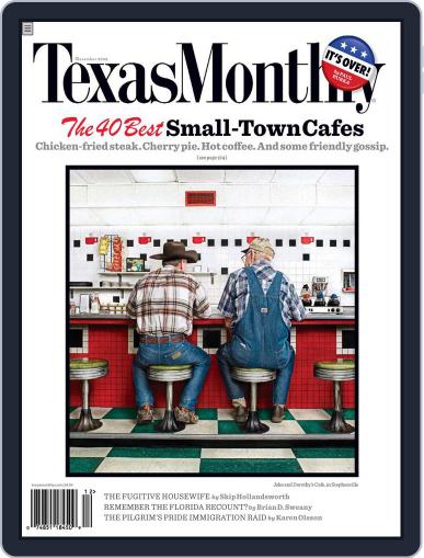 Texas Monthly November 26th, 2008 Digital Back Issue Cover