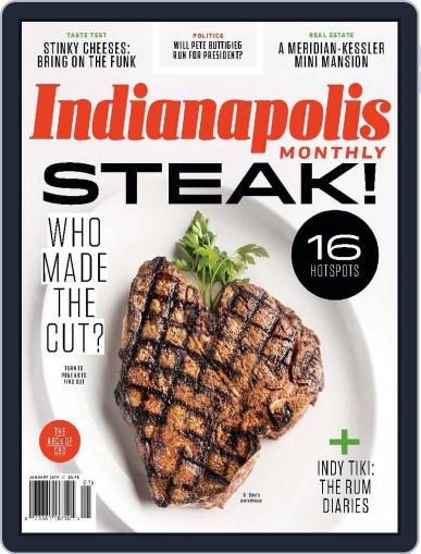 Indianapolis Monthly January 25th, 2019 Digital Back Issue Cover