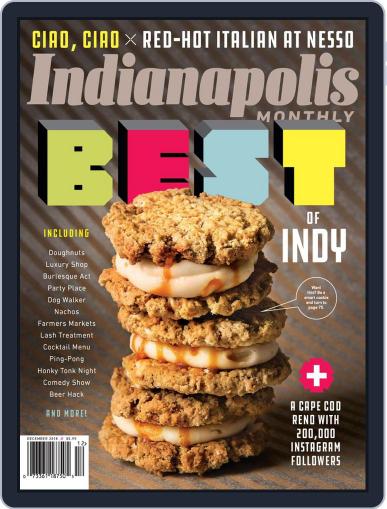 Indianapolis Monthly November 28th, 2018 Digital Back Issue Cover