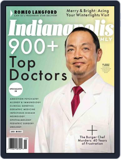 Indianapolis Monthly November 1st, 2018 Digital Back Issue Cover