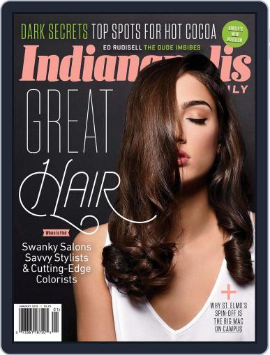 Indianapolis Monthly January 1st, 2018 Digital Back Issue Cover