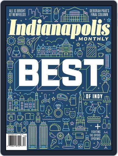 Indianapolis Monthly December 1st, 2017 Digital Back Issue Cover