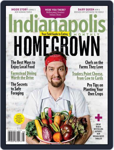 Indianapolis Monthly August 1st, 2015 Digital Back Issue Cover