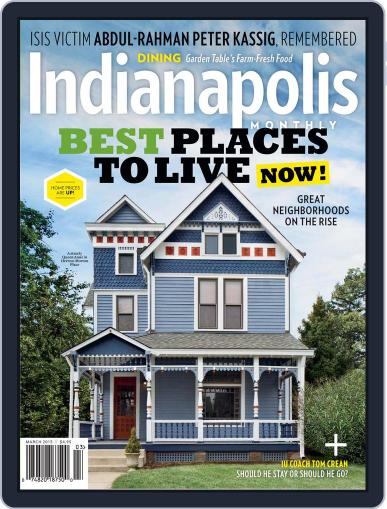 Indianapolis Monthly February 26th, 2015 Digital Back Issue Cover