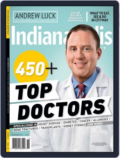 Indianapolis Monthly October 28th, 2014 Digital Back Issue Cover