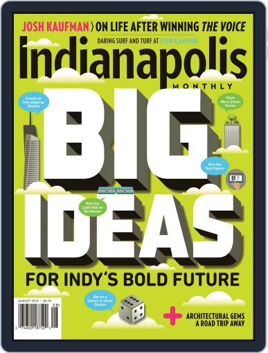 Indianapolis Monthly July 31st, 2014 Digital Back Issue Cover